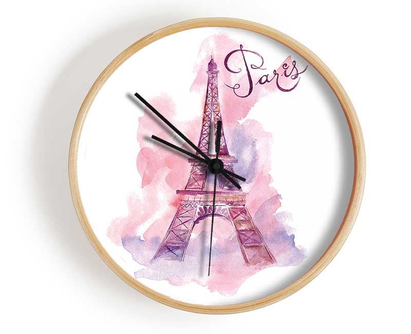 Eiffel Tower Chic 1 Clock - Wallart-Direct UK