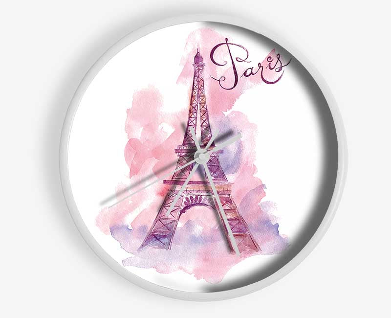 Eiffel Tower Chic 1 Clock - Wallart-Direct UK