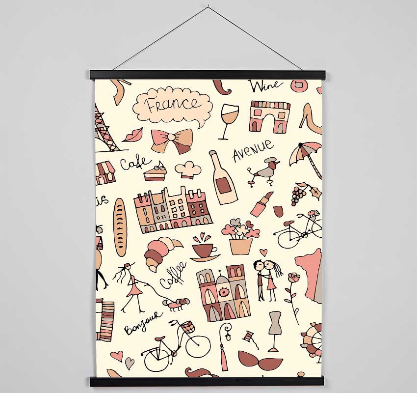 Things To Do In The City 1 Hanging Poster - Wallart-Direct UK