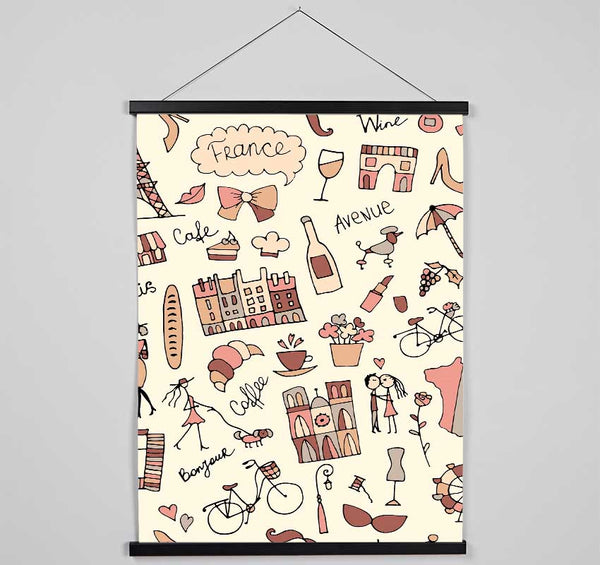 Things To Do In The City 1 Hanging Poster - Wallart-Direct UK