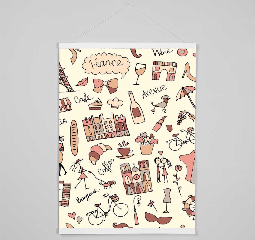 Things To Do In The City 1 Hanging Poster - Wallart-Direct UK