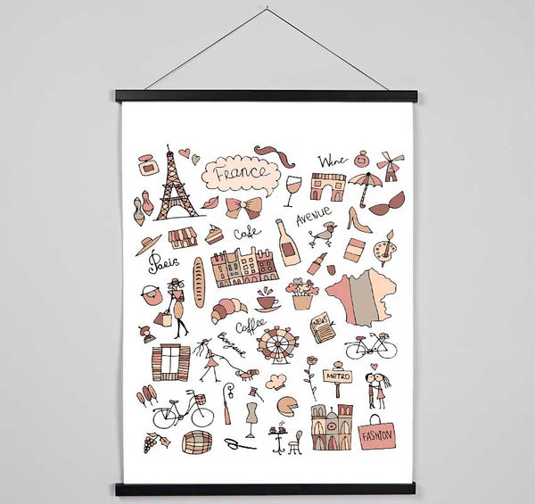 Things To Do In The City 4 Hanging Poster - Wallart-Direct UK