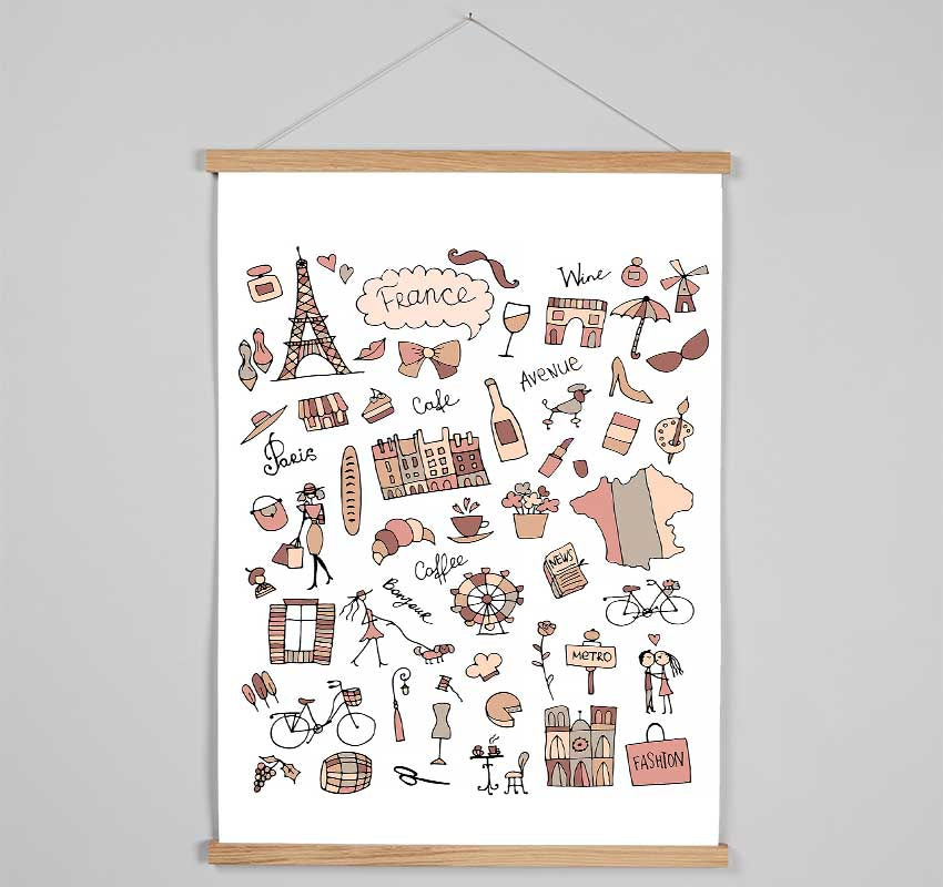 Things To Do In The City 4 Hanging Poster - Wallart-Direct UK