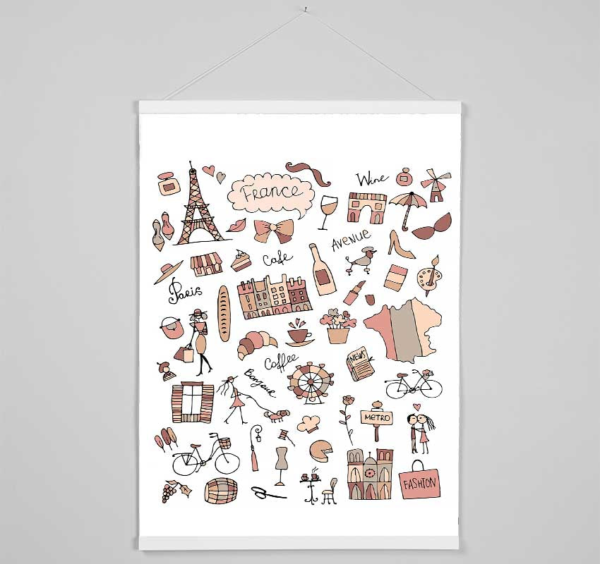 Things To Do In The City 4 Hanging Poster - Wallart-Direct UK