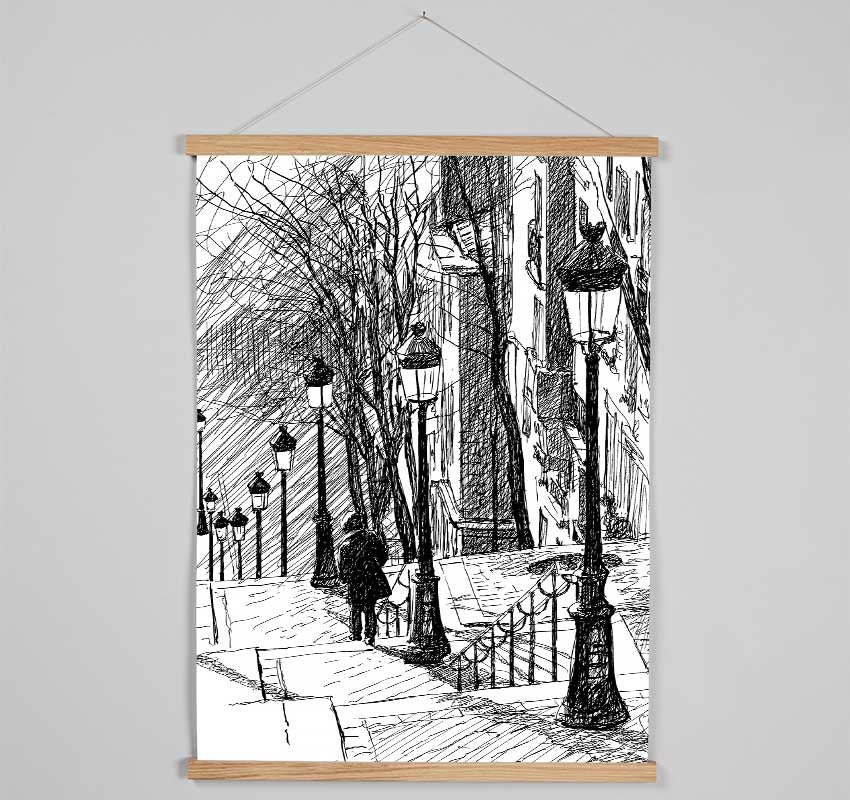 City Streets 1 Hanging Poster - Wallart-Direct UK