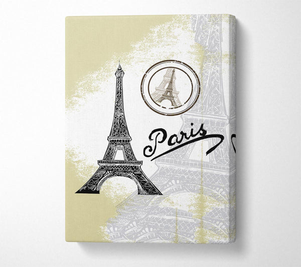 Picture of Eiffel Tower Canvas Print Wall Art