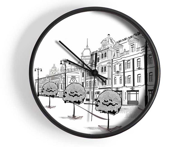 City Streets 7 Clock - Wallart-Direct UK