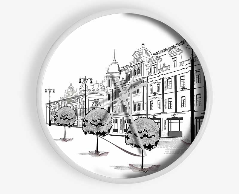 City Streets 7 Clock - Wallart-Direct UK