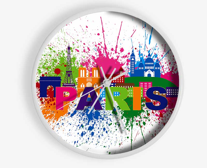 City Streets 8 Clock - Wallart-Direct UK