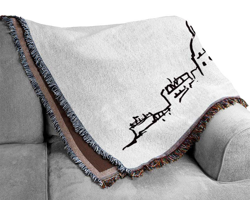 Eiffel Tower France 5 Woven Blanket