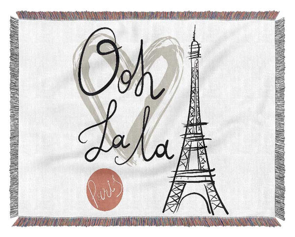 Eiffel Tower Chic 11 Woven Blanket