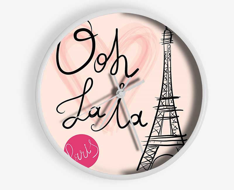 Eiffel Tower Chic 11 Clock - Wallart-Direct UK