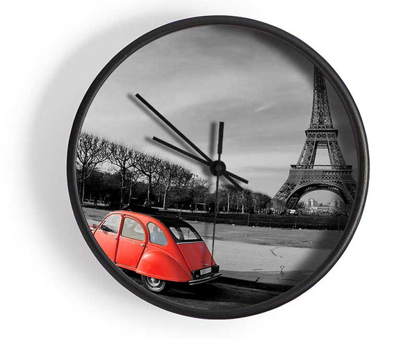 Eiffel Tower France 12 Clock - Wallart-Direct UK