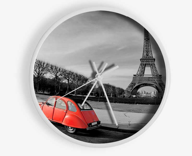 Eiffel Tower France 12 Clock - Wallart-Direct UK