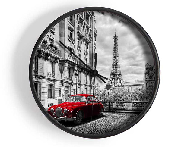 Eiffel Tower Streets 7 Clock - Wallart-Direct UK