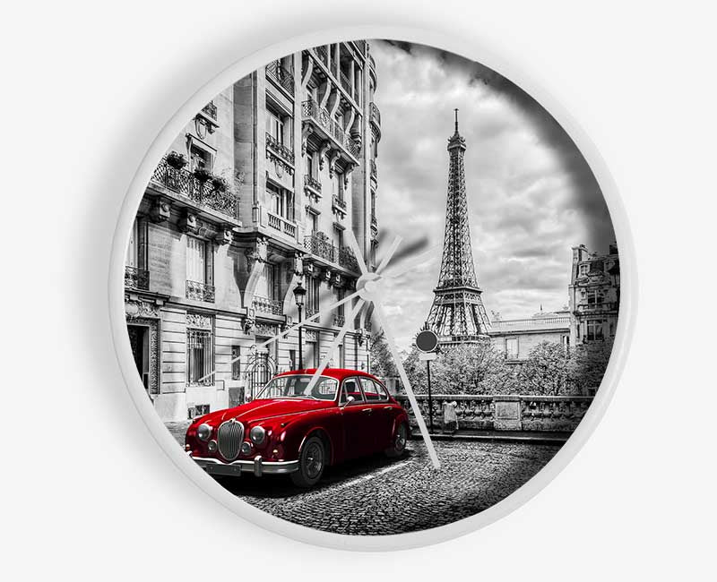 Eiffel Tower Streets 7 Clock - Wallart-Direct UK