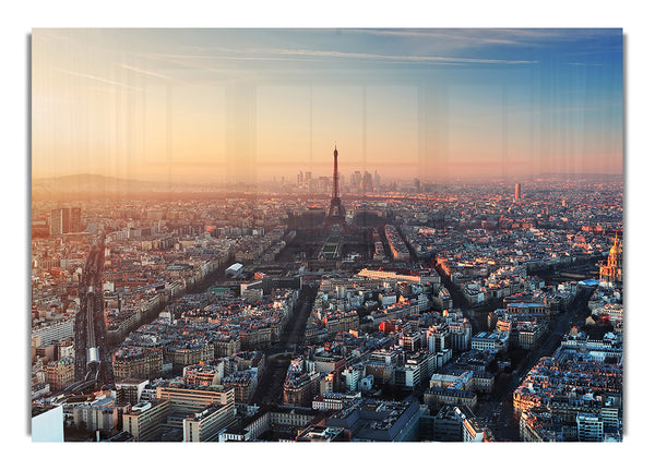 Eiffel Tower Over The City 5