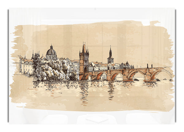 Charles Bridge Watercolour