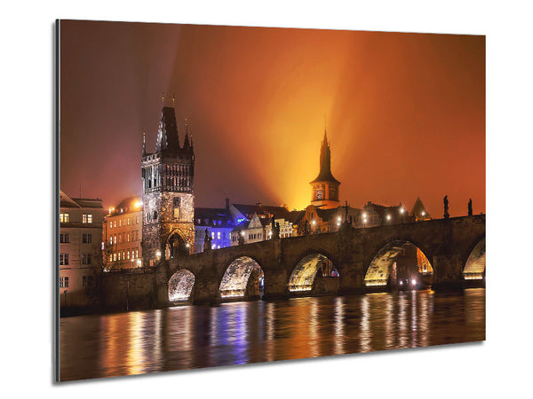 Charles Bridge Over The River Vltava