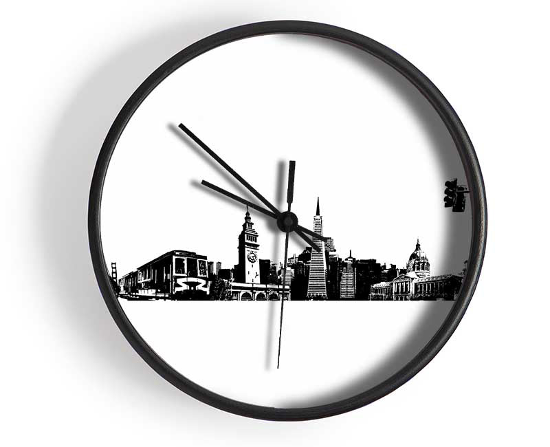 San Fransisco Wonder Clock - Wallart-Direct UK