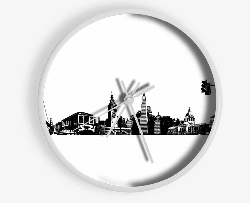 San Fransisco Wonder Clock - Wallart-Direct UK