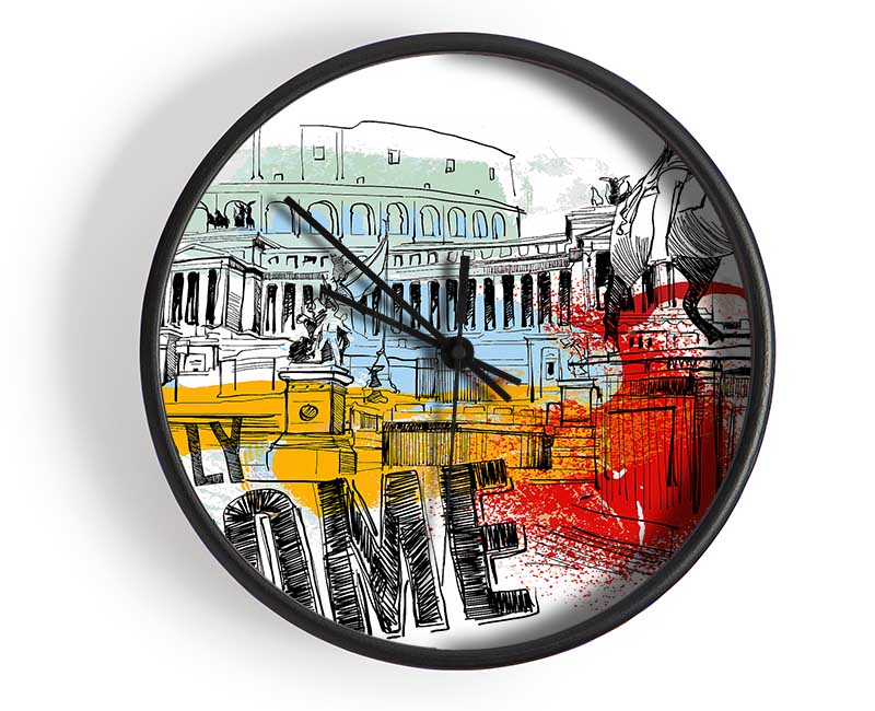 Monuments Of The City Clock - Wallart-Direct UK