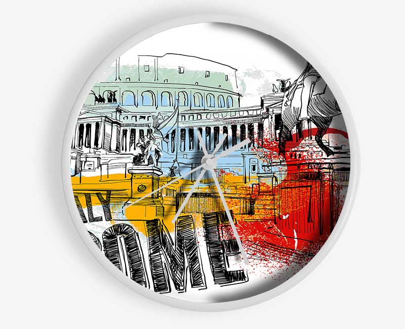 Monuments Of The City Clock - Wallart-Direct UK