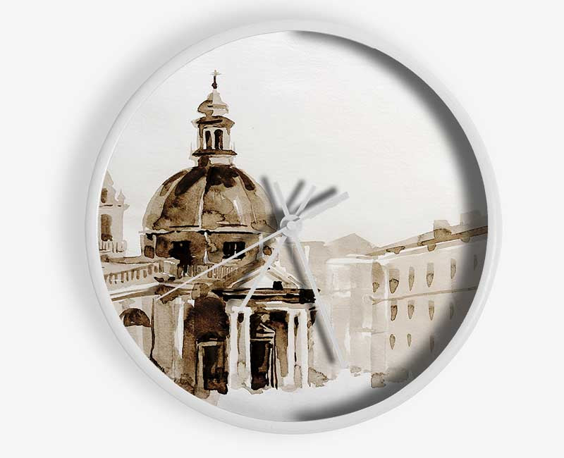 Pantheon Clock - Wallart-Direct UK