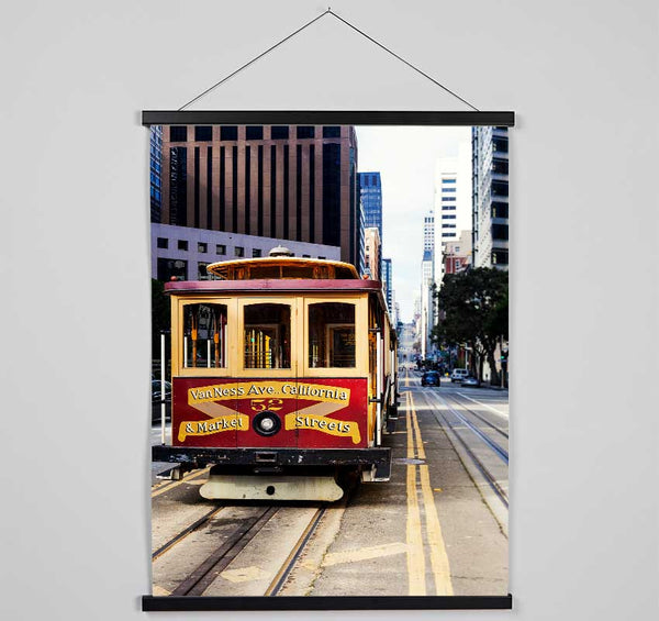 Cable Car 3 Hanging Poster - Wallart-Direct UK