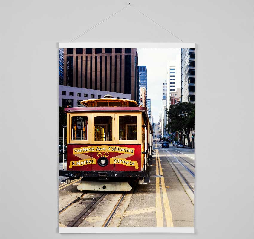 Cable Car 3 Hanging Poster - Wallart-Direct UK