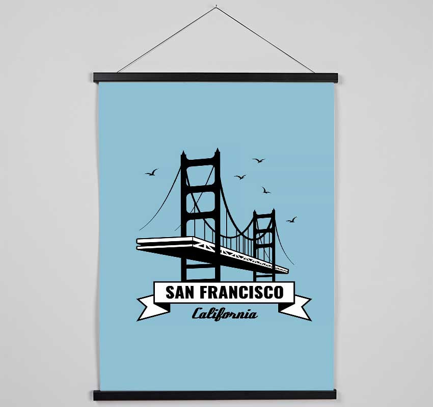 Golden Gate Bridge 1 Hanging Poster - Wallart-Direct UK