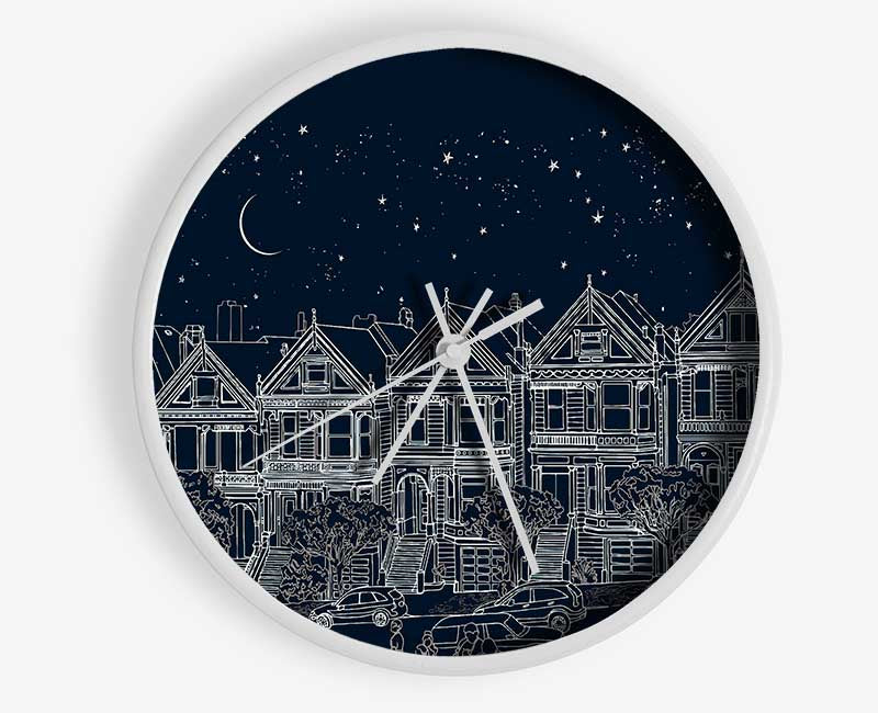 Streets Of California 1 Clock - Wallart-Direct UK