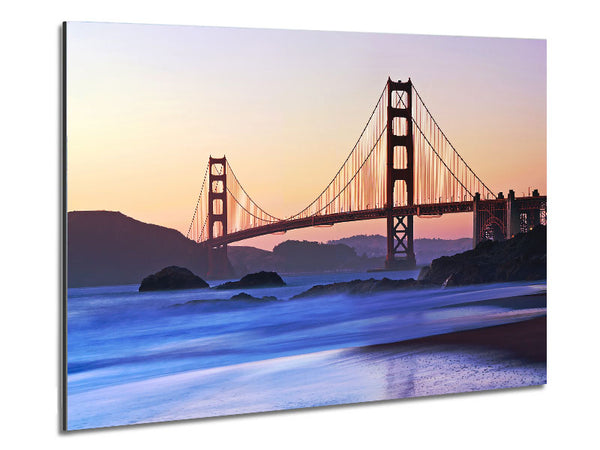 Golden Gate Bridge Over The Misty Waters