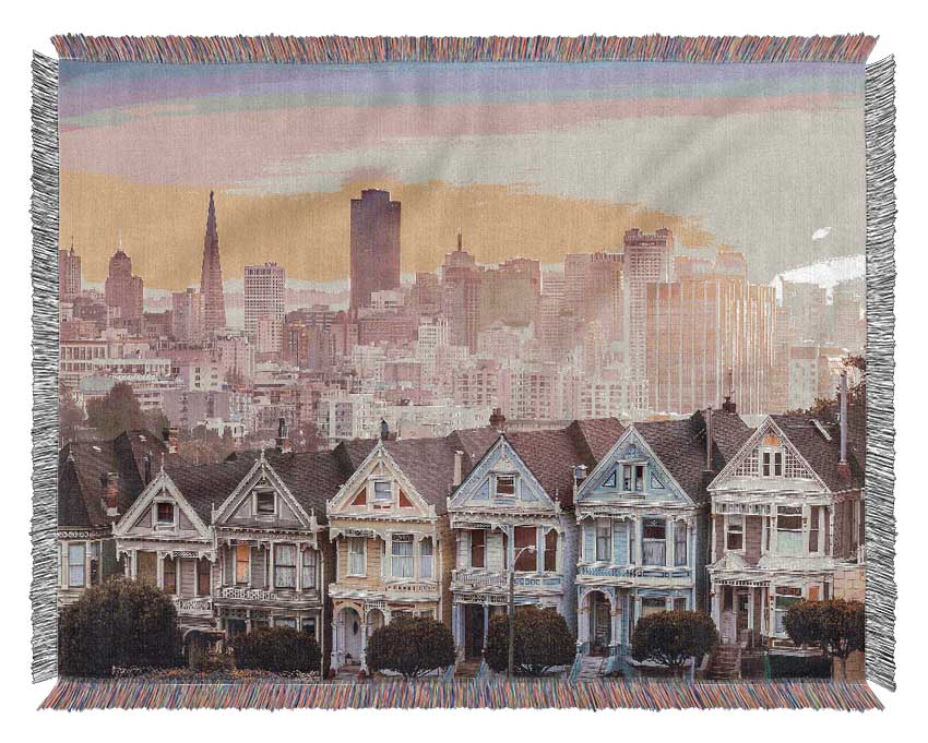 Streets Of California 2 Woven Blanket