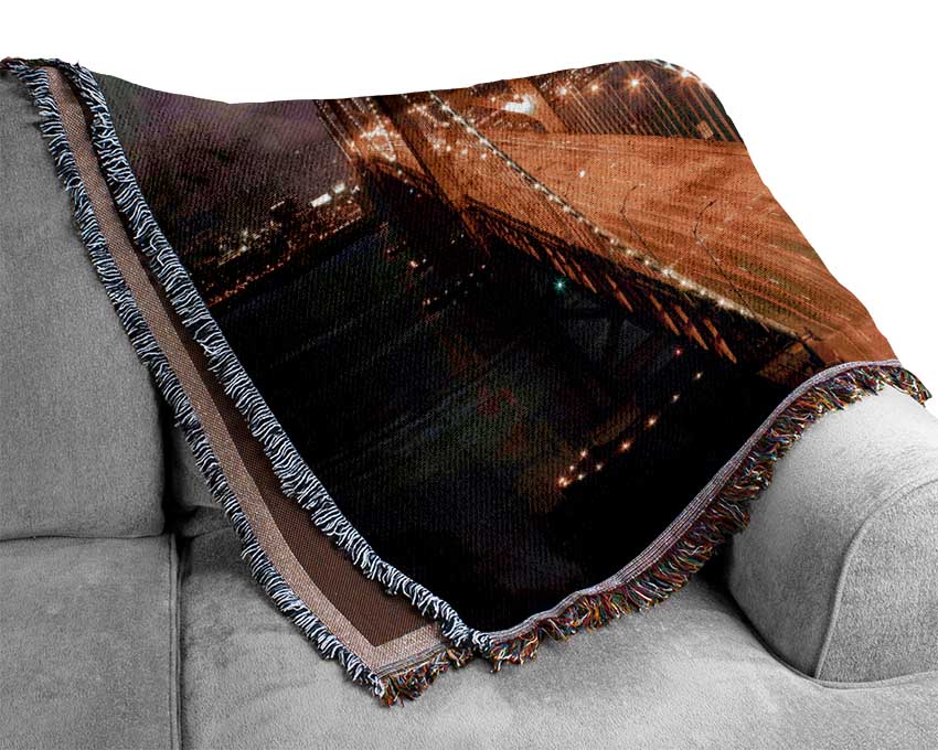 Golden Gate Bridge Woven Blanket