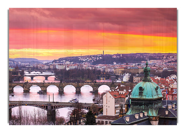 Brücken über der Stadt