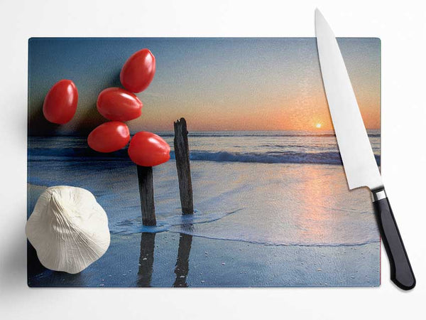 Californian Ocean Glass Chopping Board