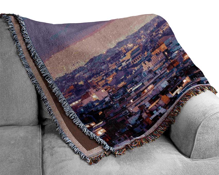 View Over The City Woven Blanket