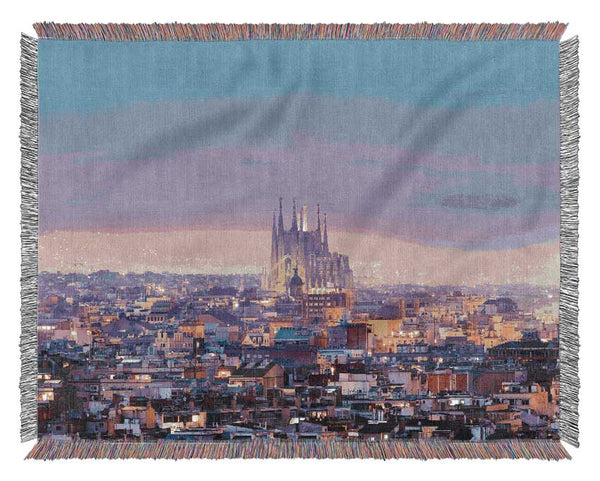 View Over The City Woven Blanket