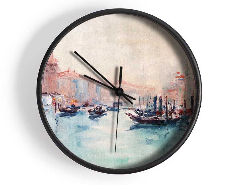 Sail City Clock - Wallart-Direct UK