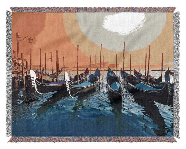 Gondola Line Up 6 Woven Blanket