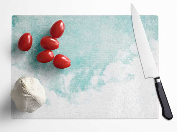 Perfect Cloud Formation Glass Chopping Board