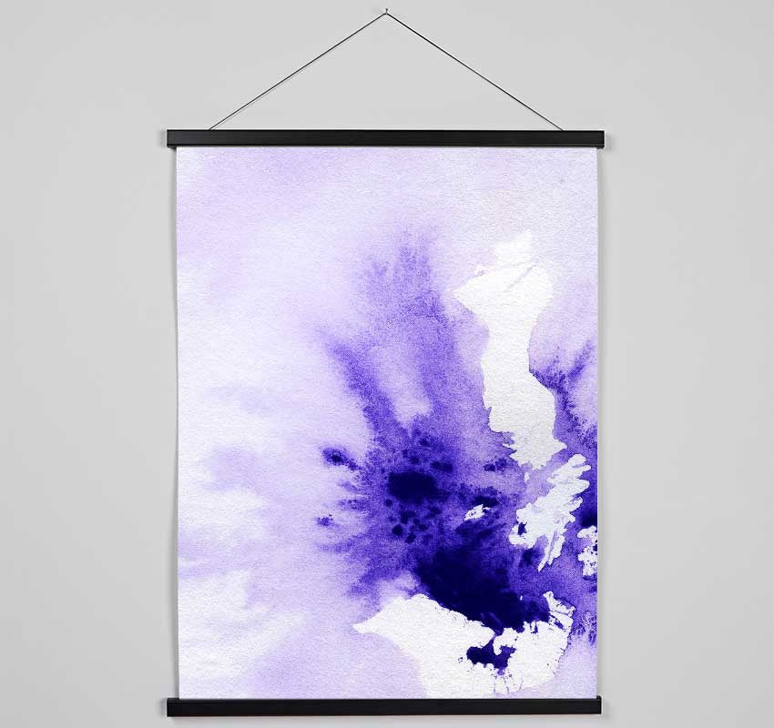 Purple Explosion Hanging Poster - Wallart-Direct UK