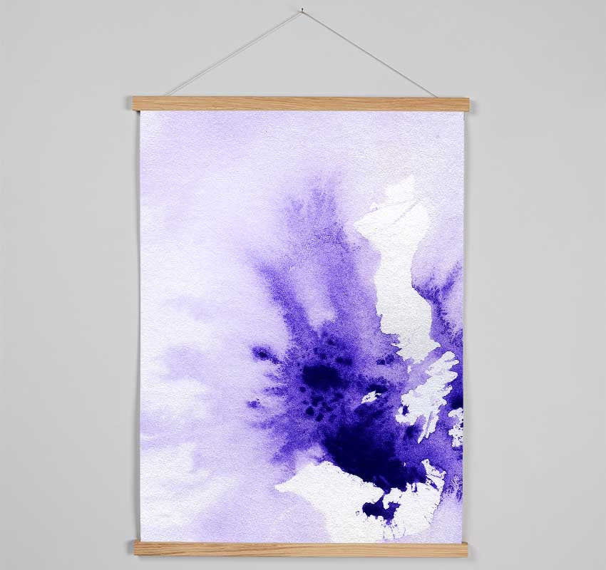 Purple Explosion Hanging Poster - Wallart-Direct UK