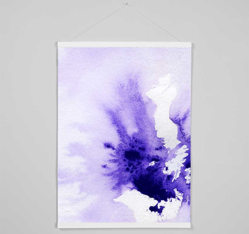 Purple Explosion Hanging Poster - Wallart-Direct UK