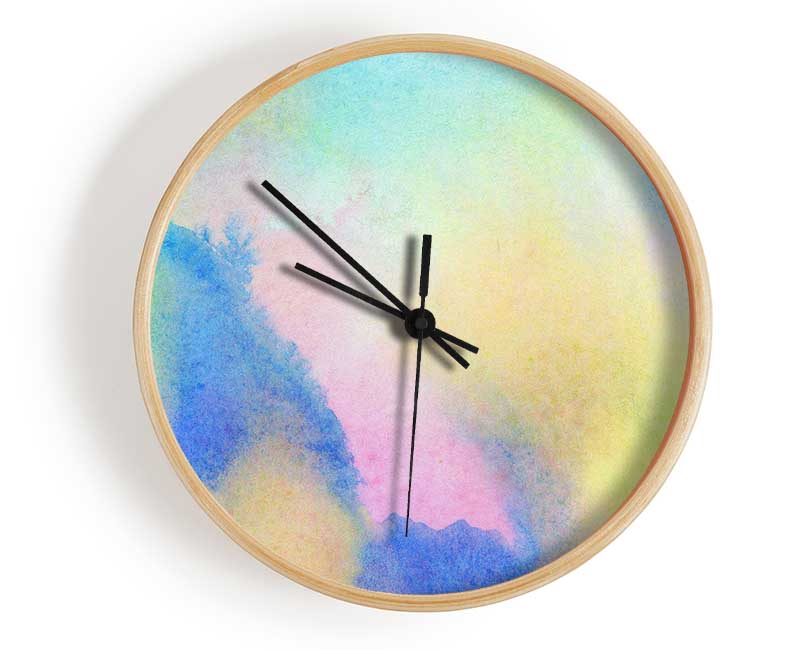 Pastel Haze Clock - Wallart-Direct UK