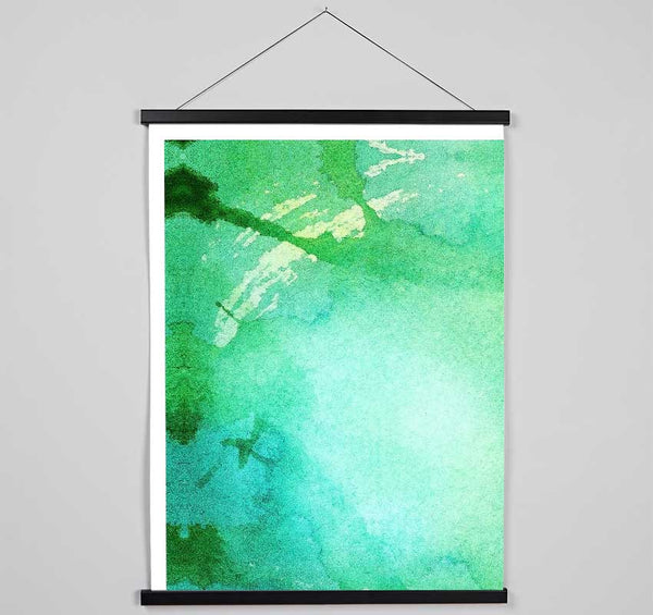 Green Hanging Poster - Wallart-Direct UK