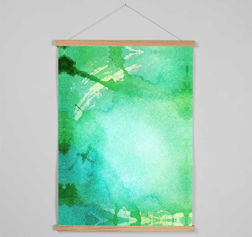 Green Hanging Poster - Wallart-Direct UK