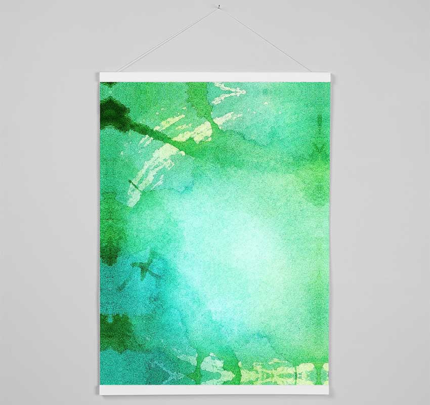 Green Hanging Poster - Wallart-Direct UK