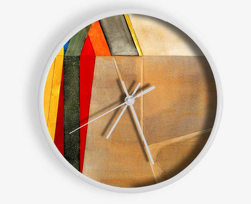 Patterns Clock - Wallart-Direct UK